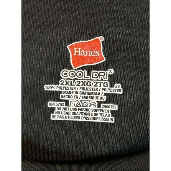 Lot of 3 Hanes Long Sleeve T-Shirt Cool DRI Performance Athletic Wicking 2X  (09 - Picture 3 of 12